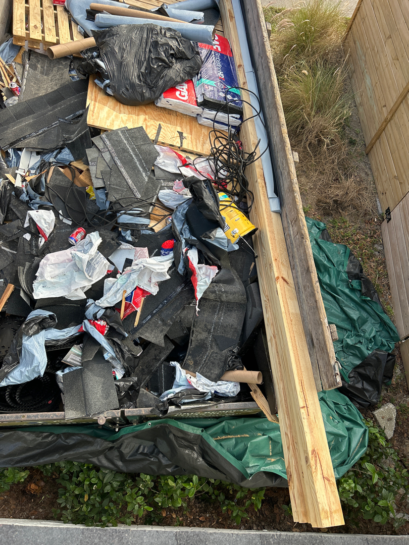 Flat roof replacement with taper photo 1