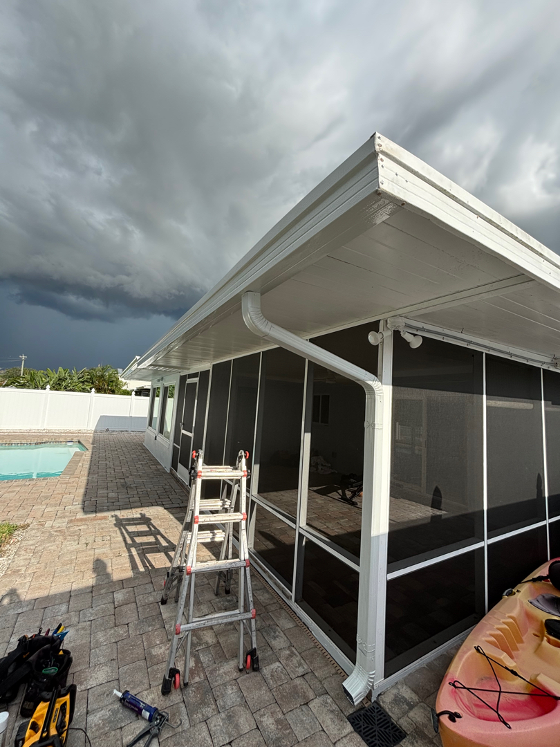 Fascia and Gutters on Rear of Home photo 1