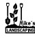 Mikes landscaping 's logo