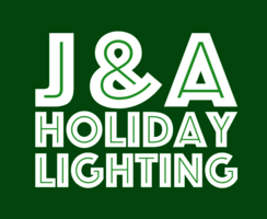 J&A Holiday Lighting's logo
